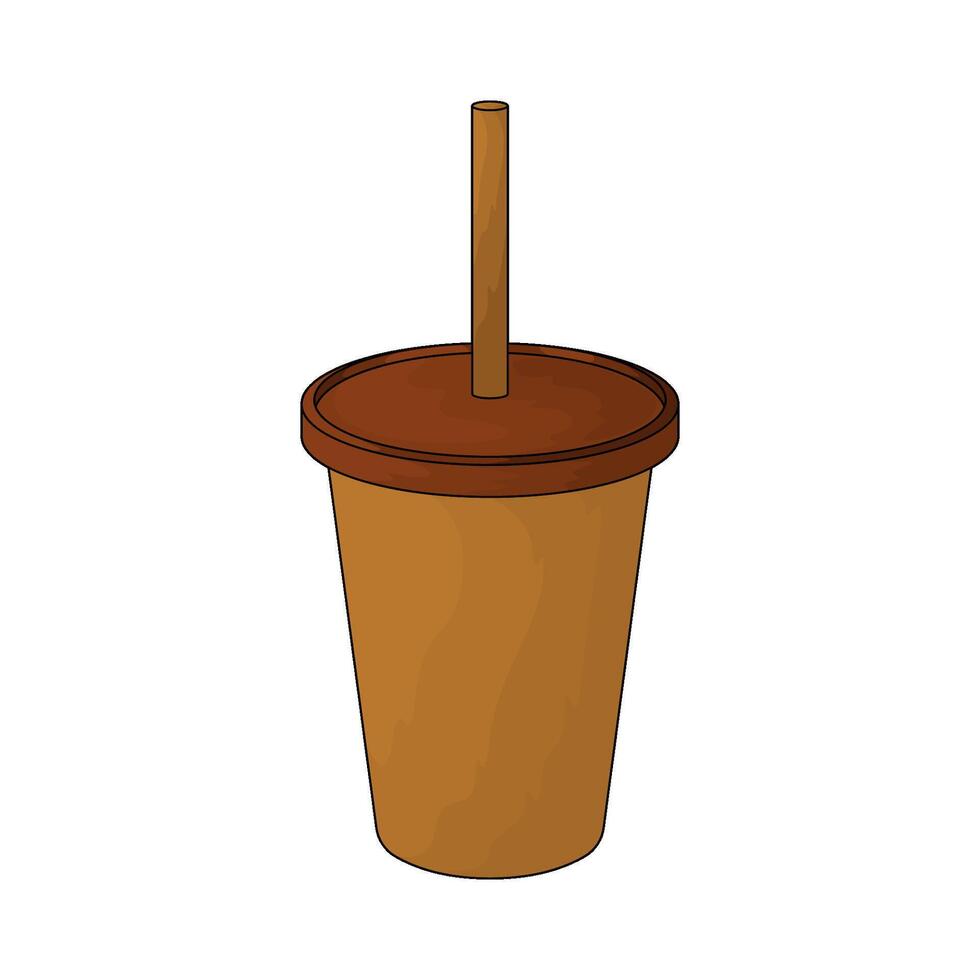 coffee cups illustration vector