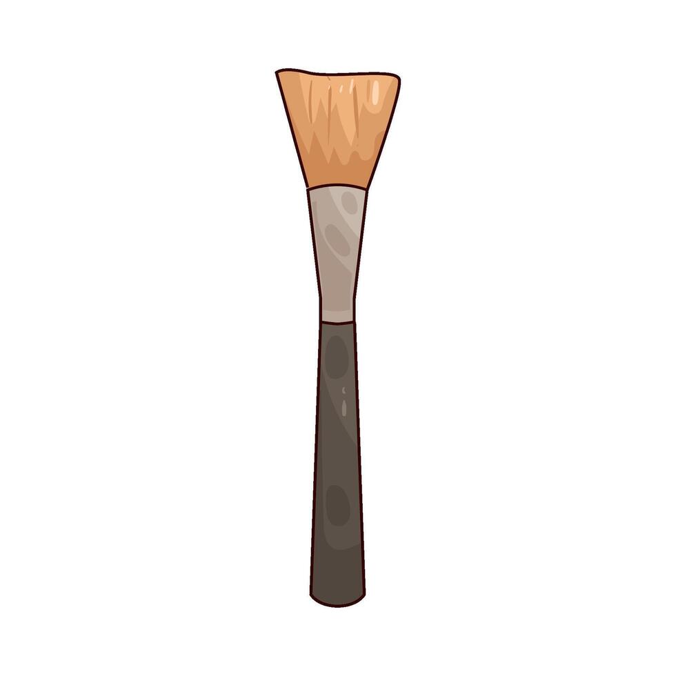 beauty mask brush vector