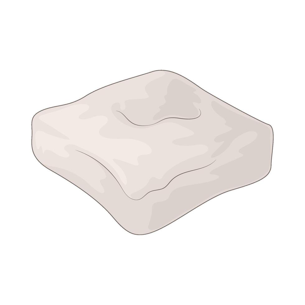 Bedroom pillow illustration vector