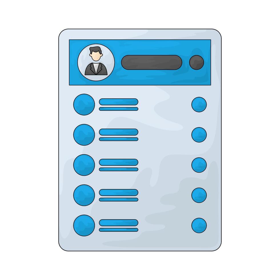 Content Marketing list vector