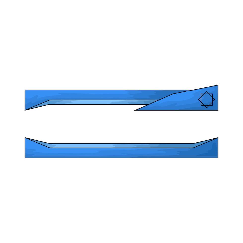 Presentation header footer vector
