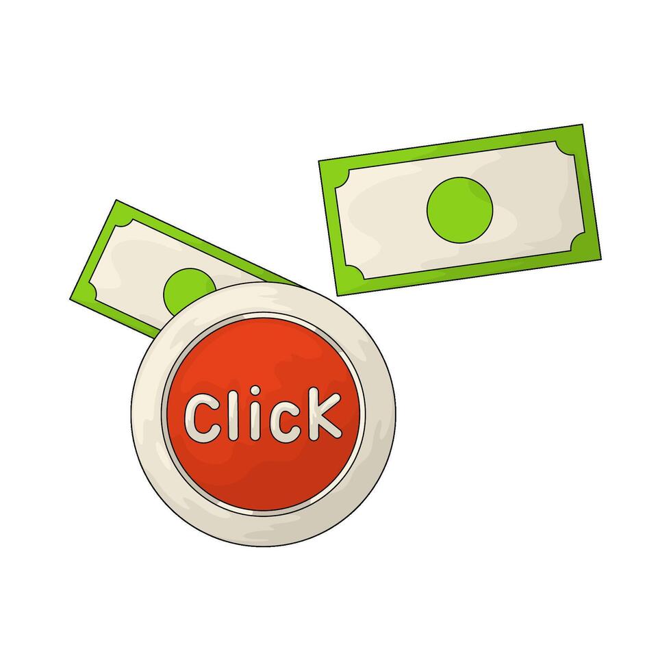 money click illustration vector