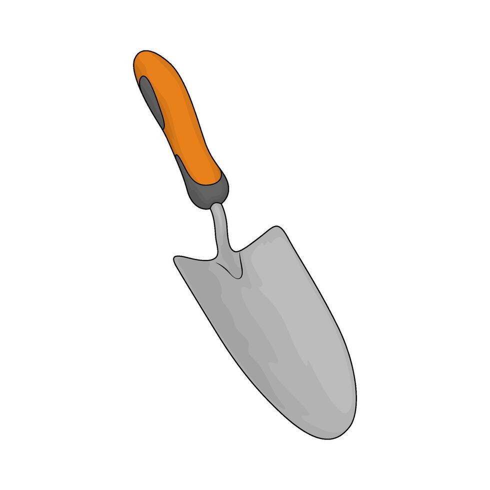 Construction trowel illustration vector