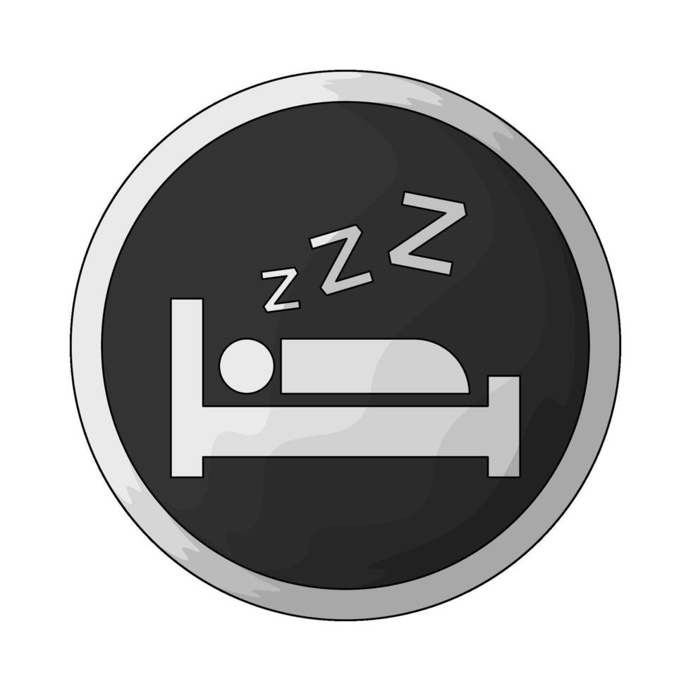 sleeping symbol illustration vector