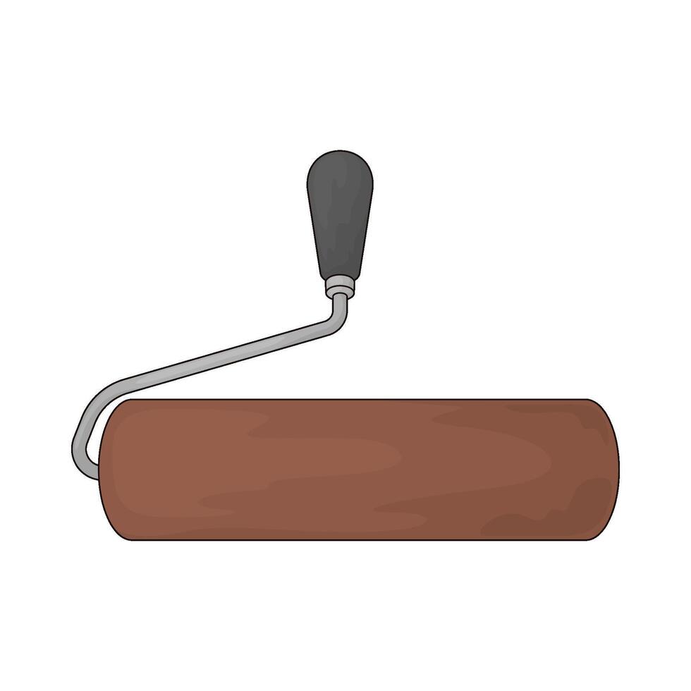 Art roller illustration vector