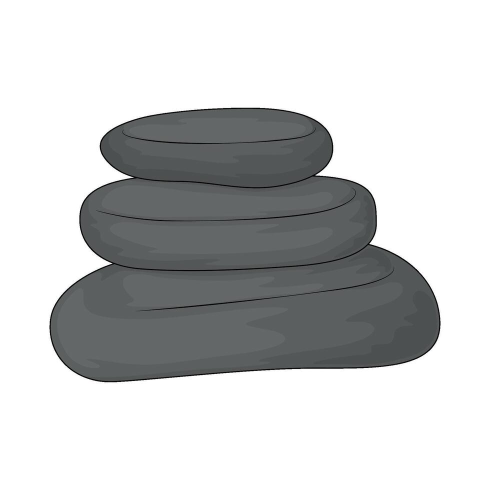 Sauna zen stone vector