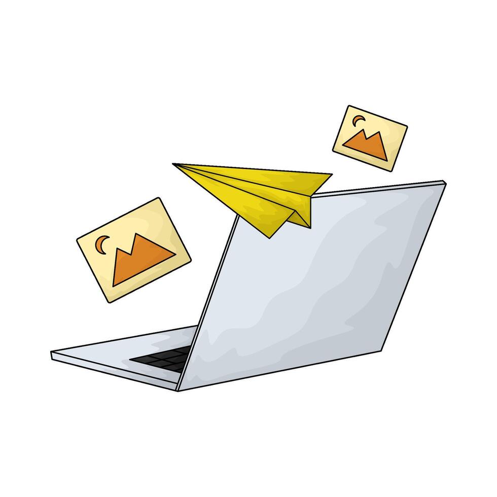 send photos illustration vector