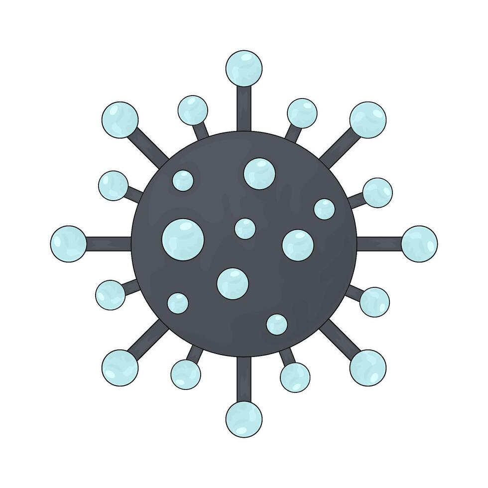 Lab virus illustration vector