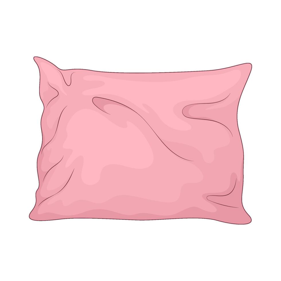 pink pillow illustration vector