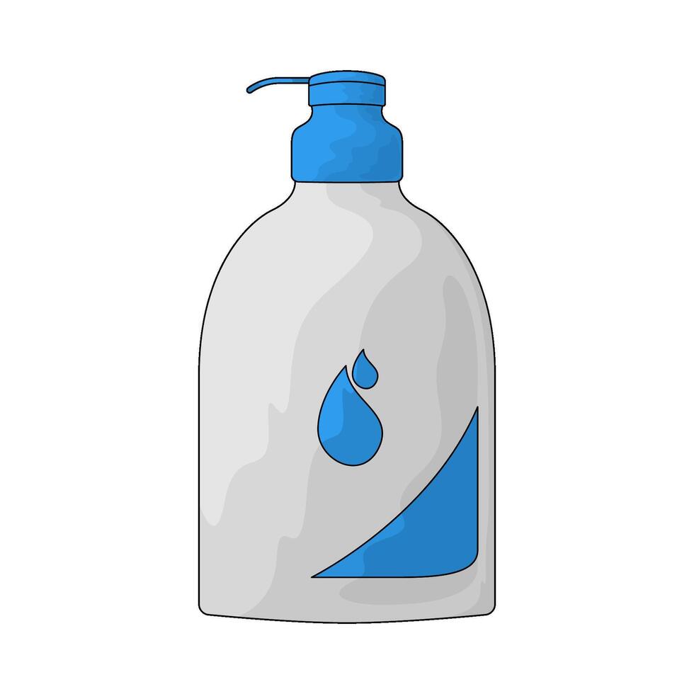 soap bottles illustration vector