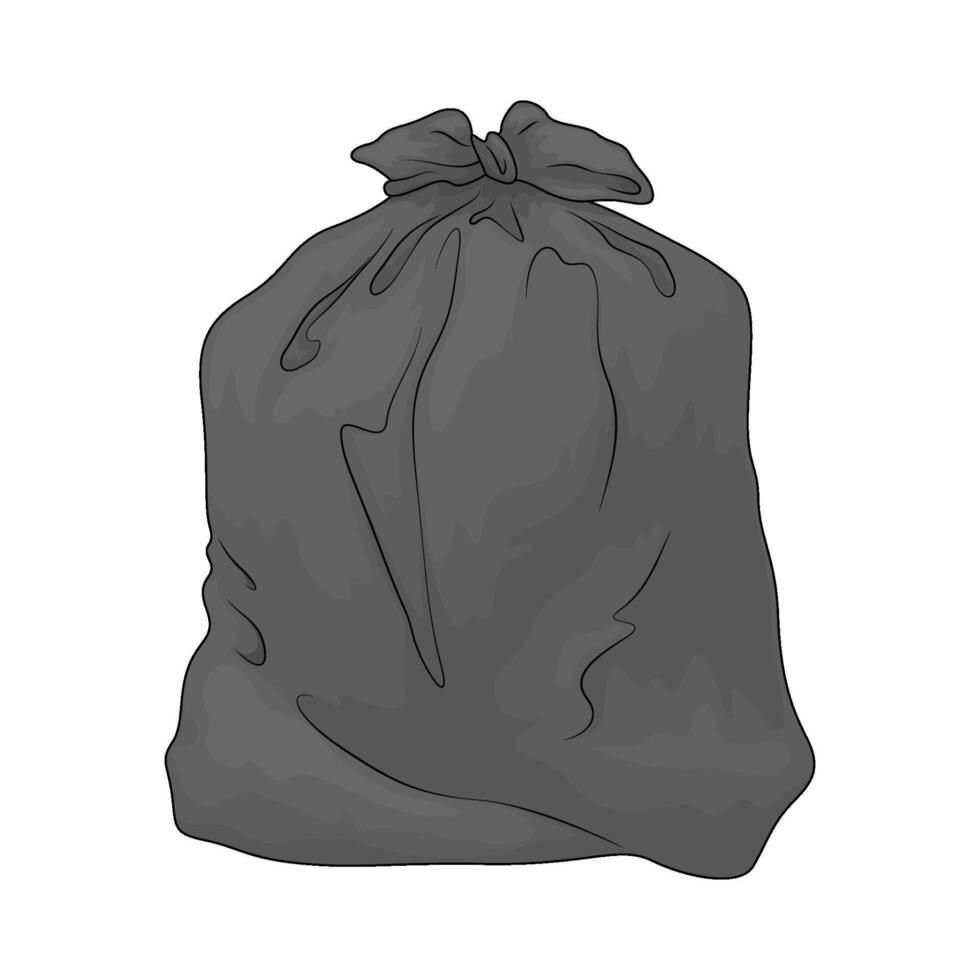 garbage bags illustration vector