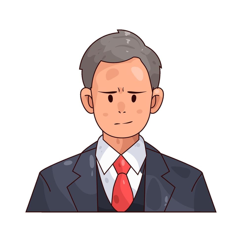 illustration of a businessman vector