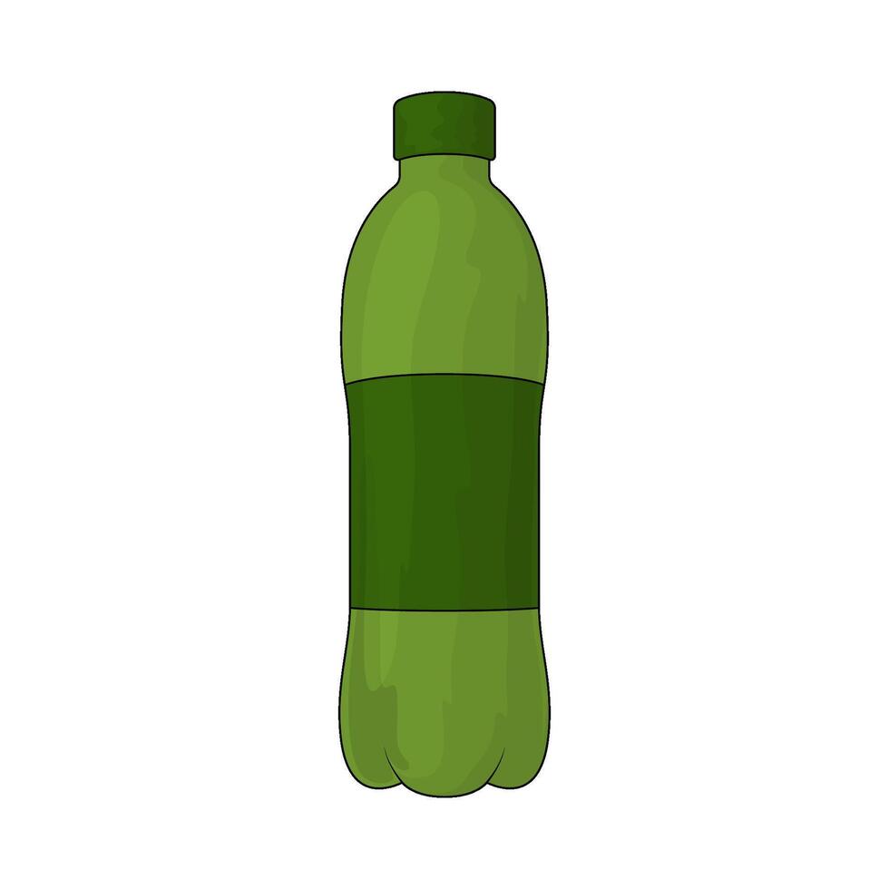 eco bottle illustration vector