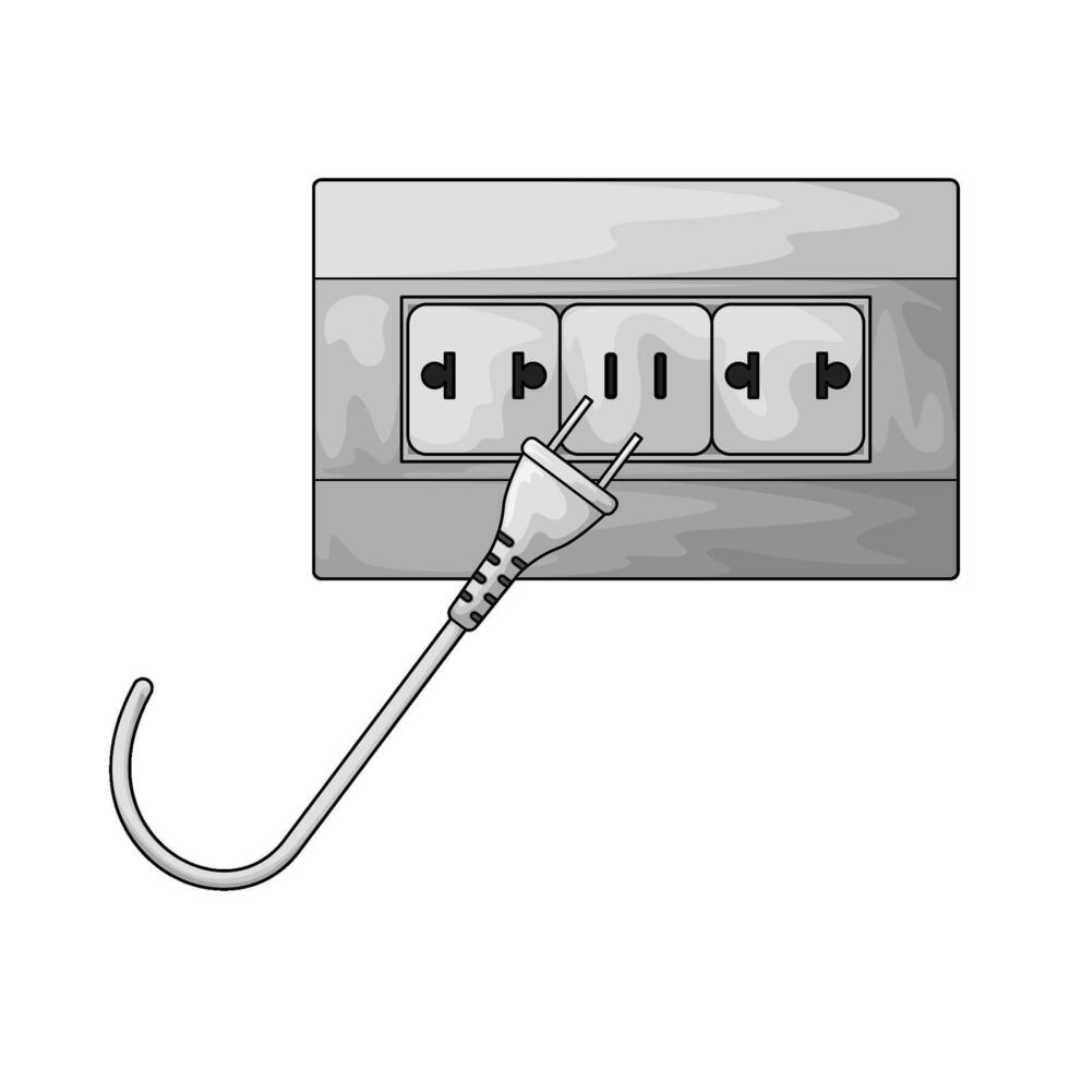 Power Plug Socket vector