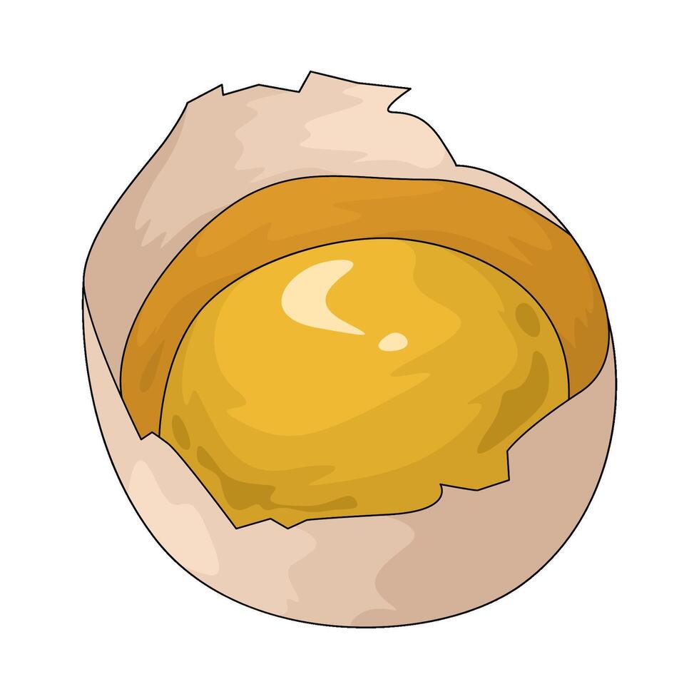 Healthy egg illustration vector