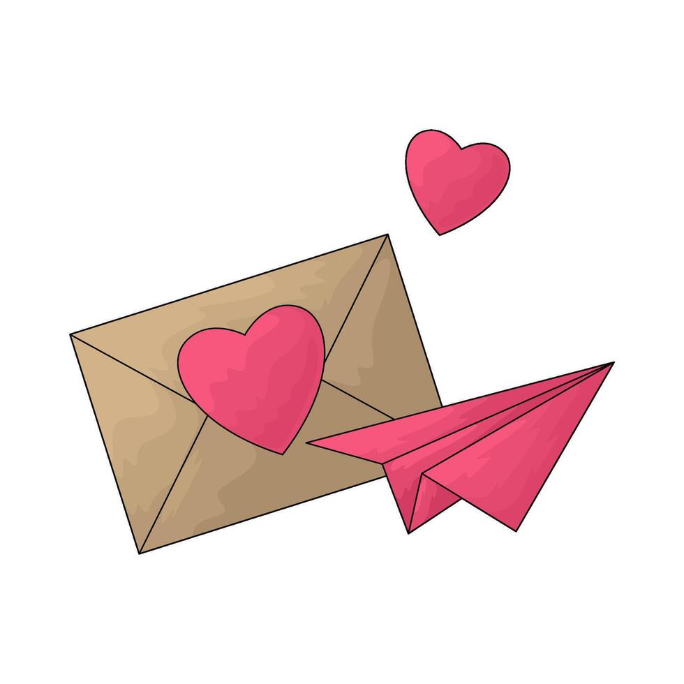 send love message vector