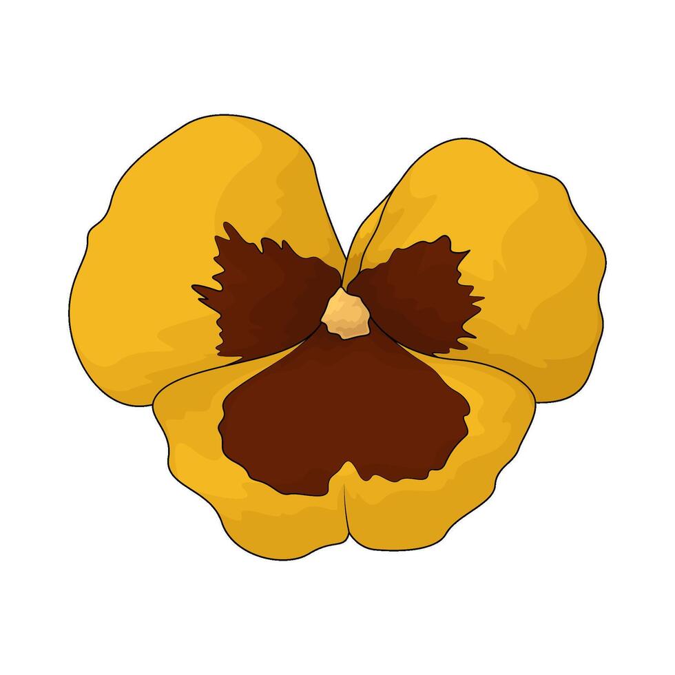 illustration of fresh yellow flowers vector