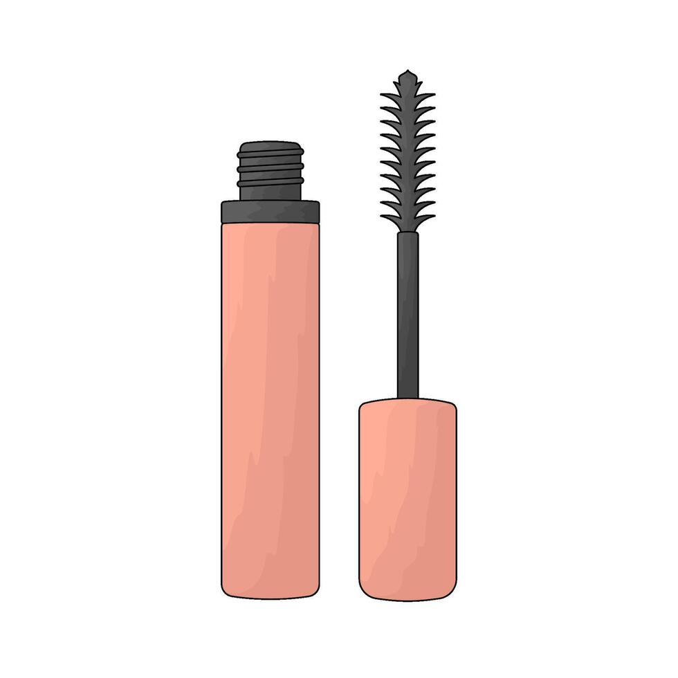 mascara with wand vector