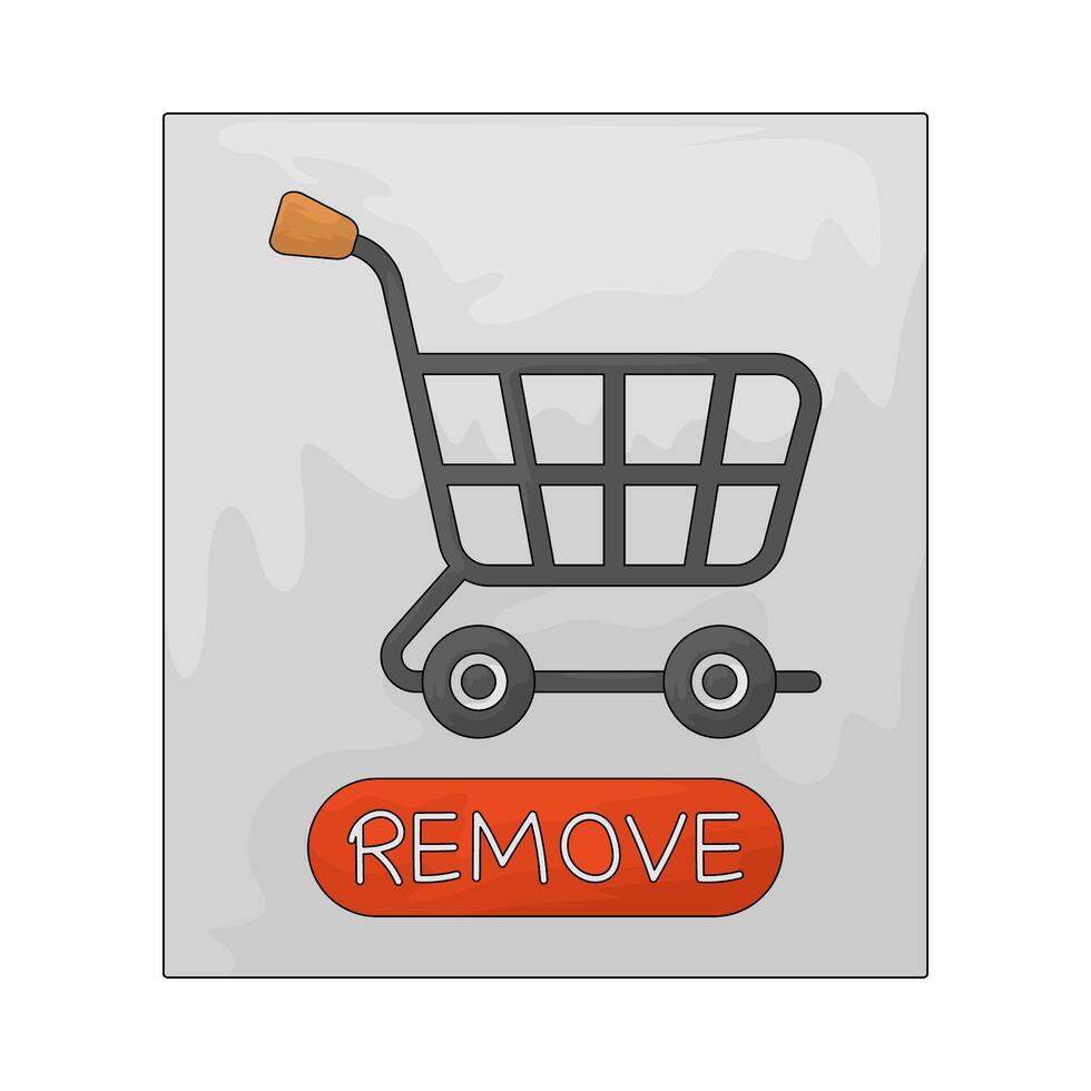 remove item illustration vector