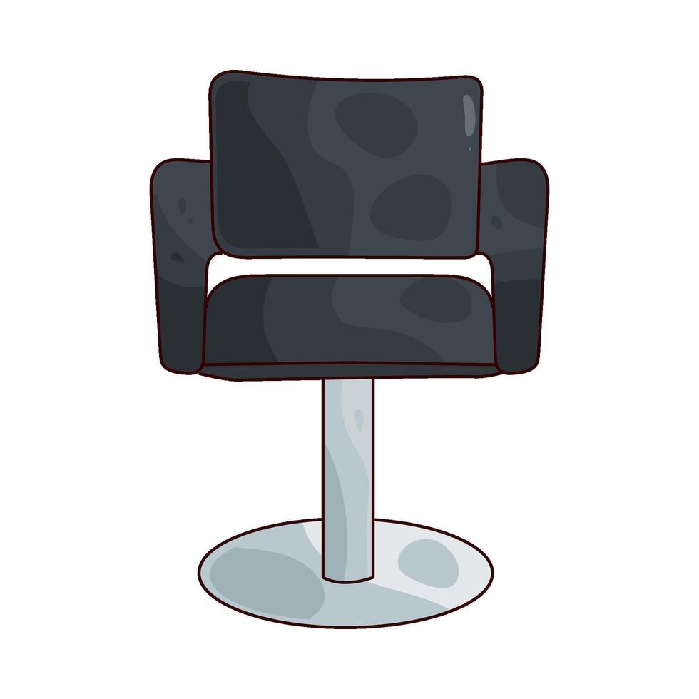 beauty salon chair vector