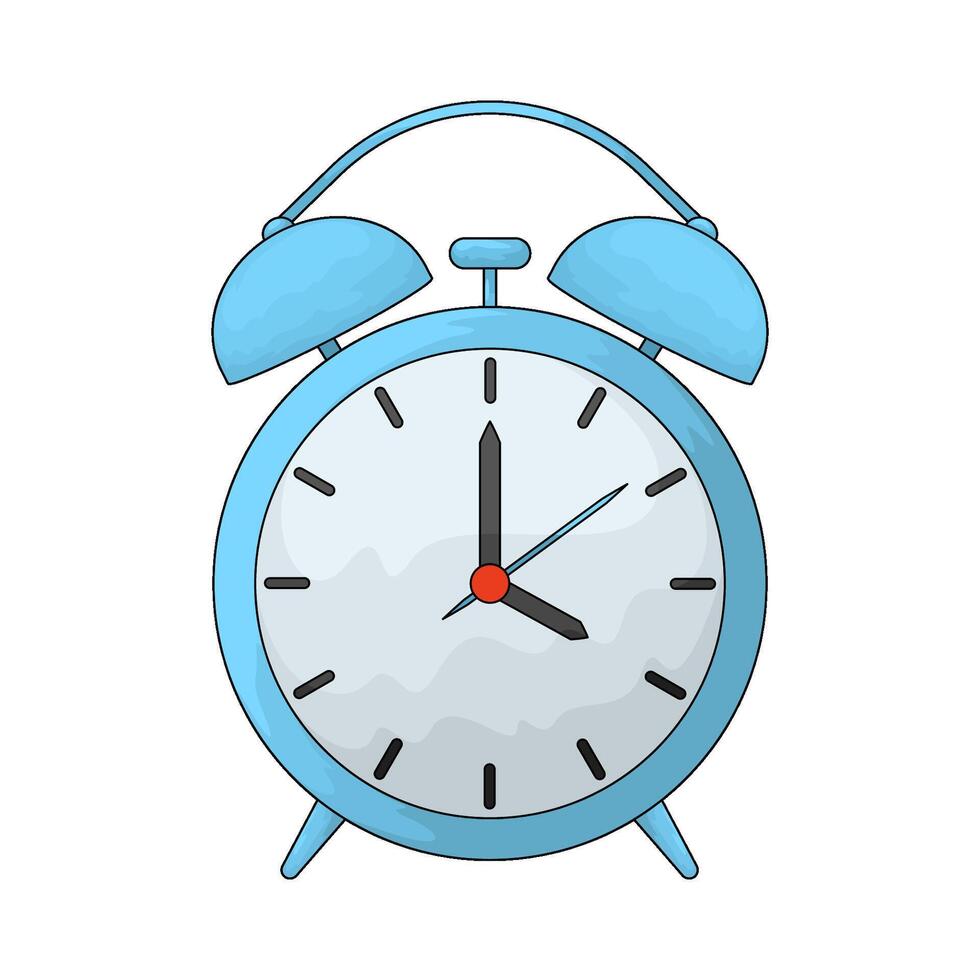 illustration of a alarm clock vector