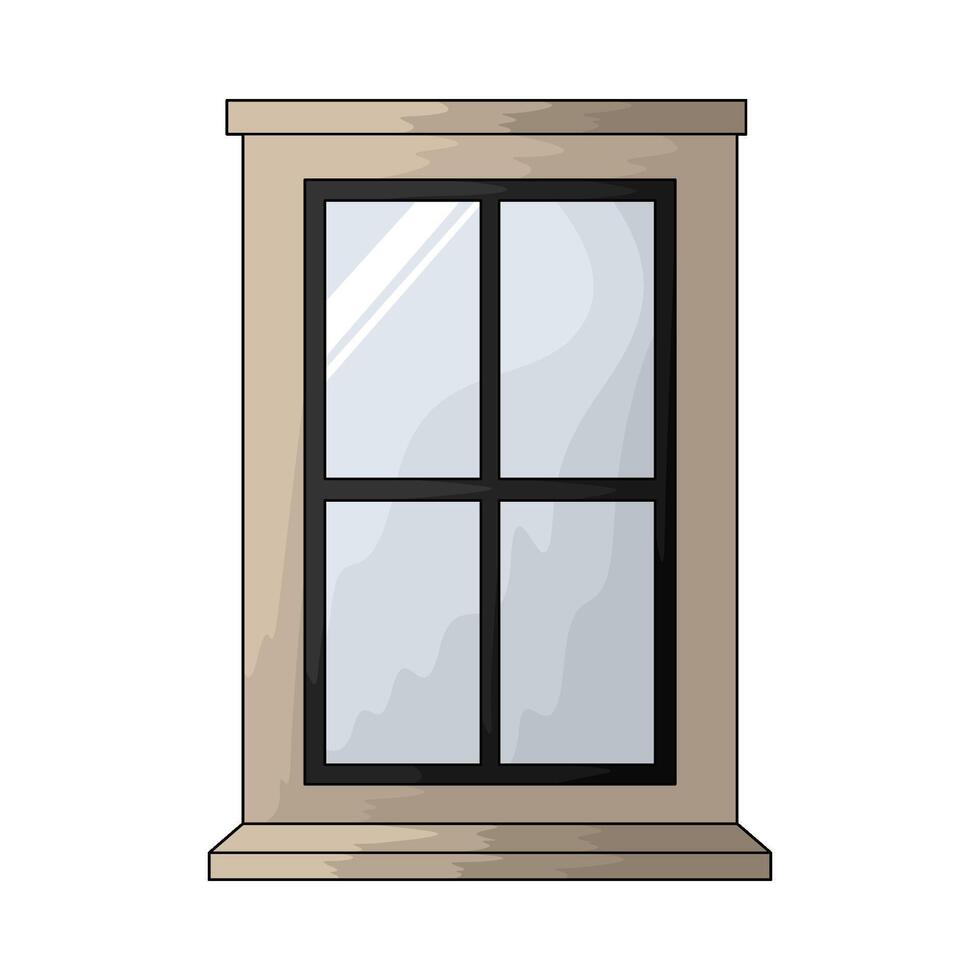 luxury smart window vector