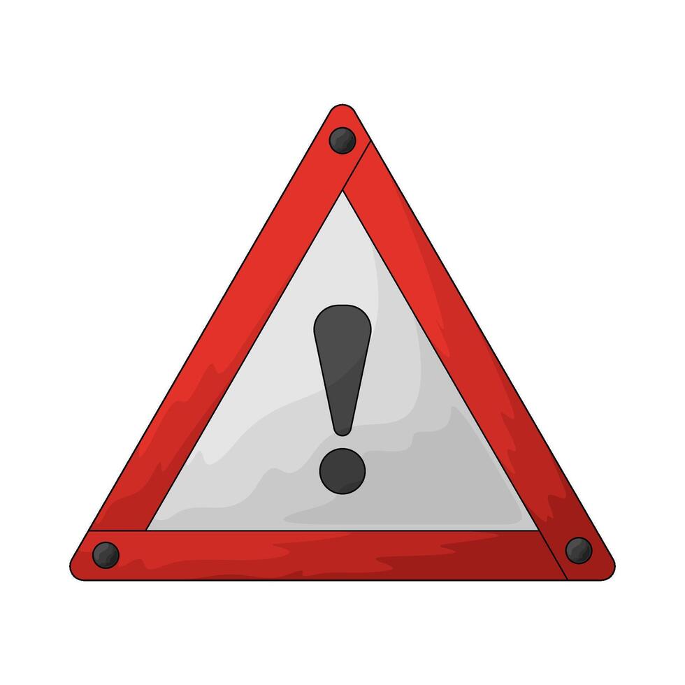 Safety warning sign vector