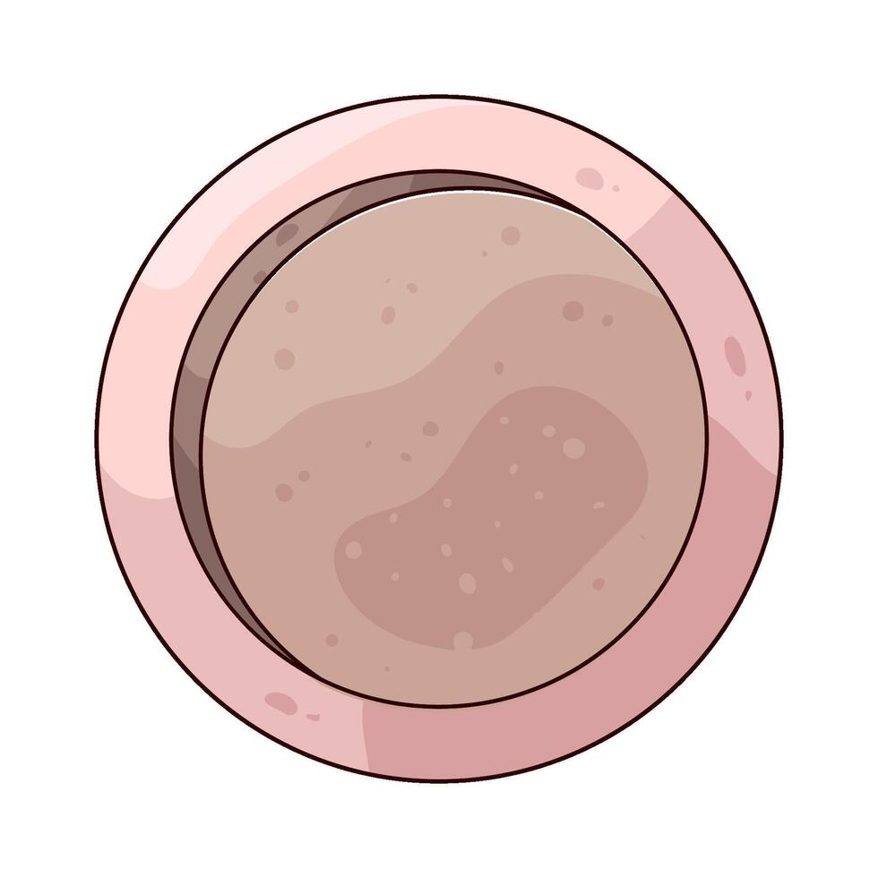 illustration of makeup highlighter vector