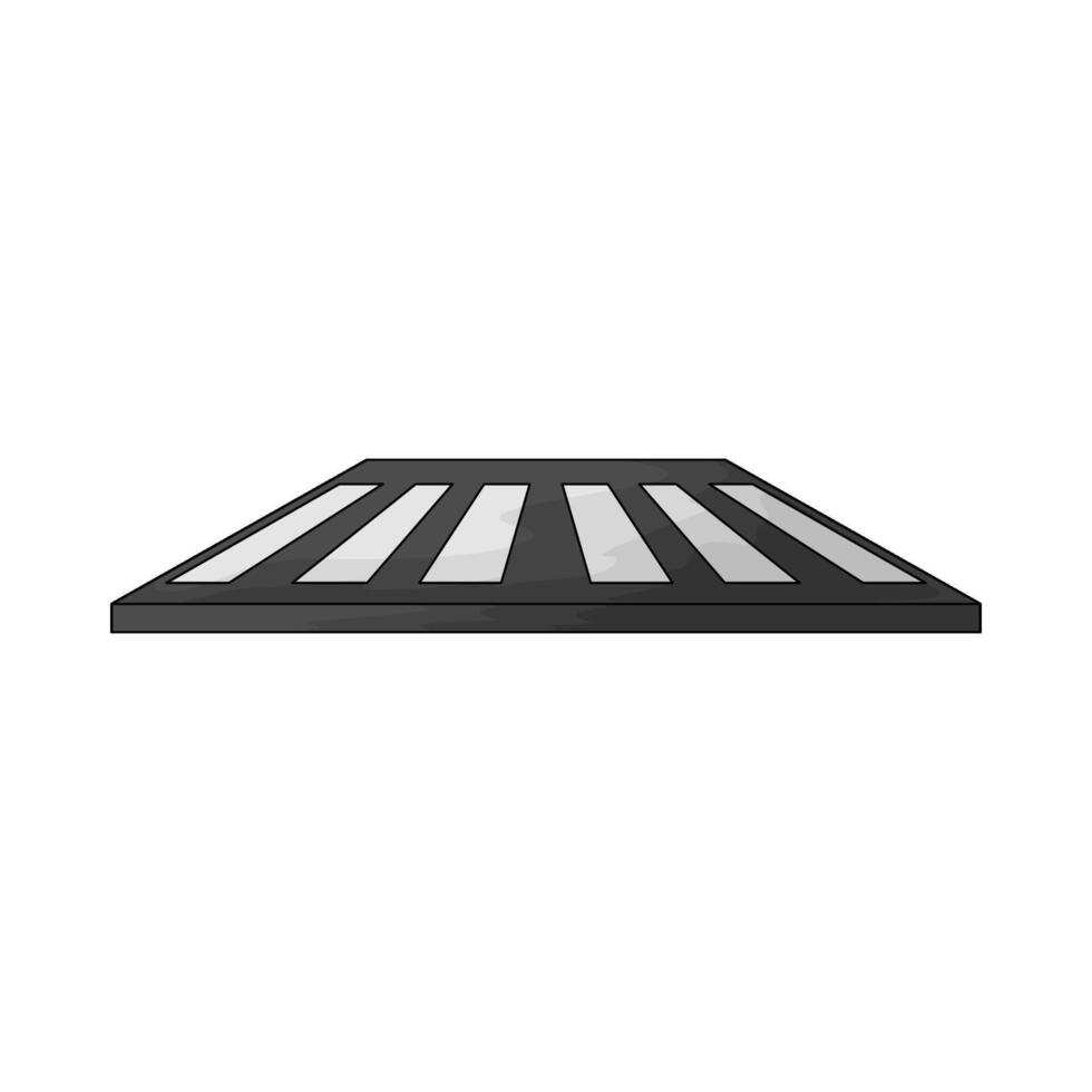 crosswalk sign illustartion vector