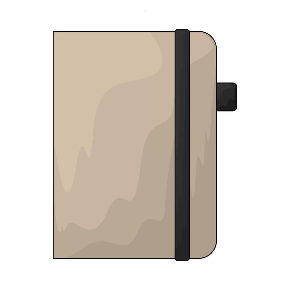 nomad notebook illustration vector