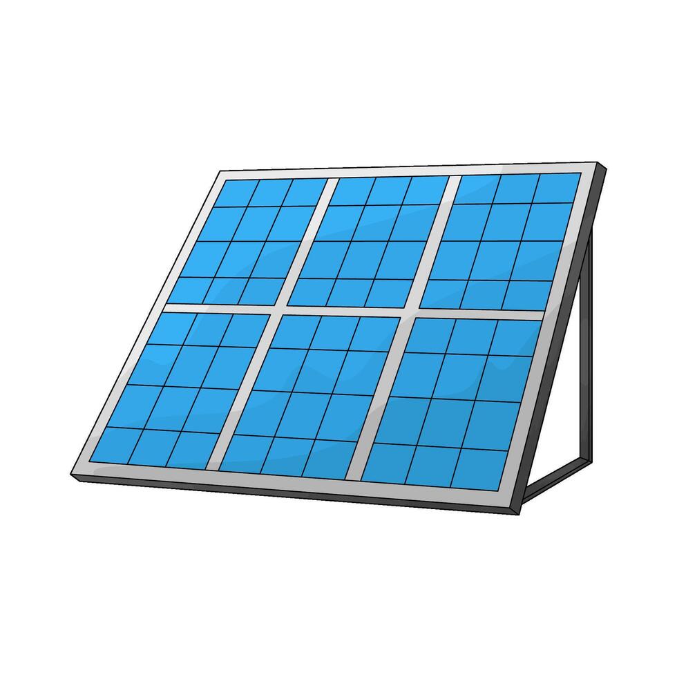 Real Estate solar panel vector