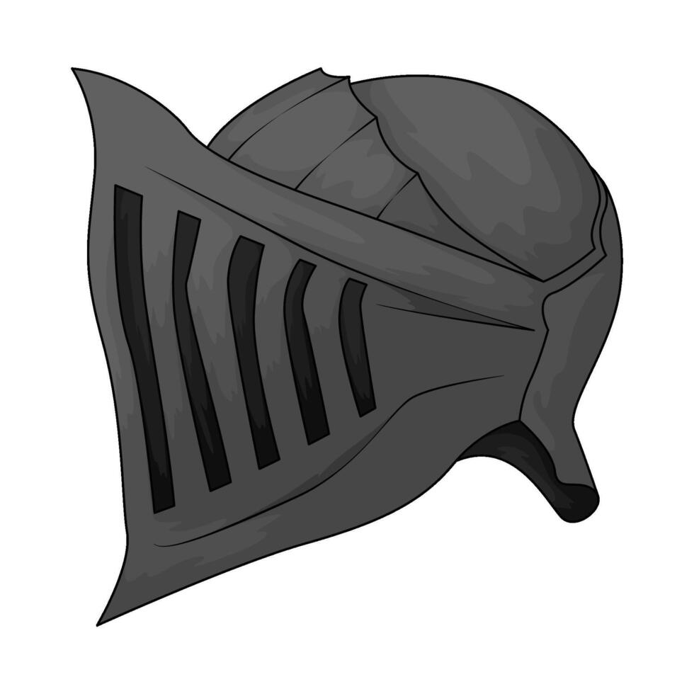armor helmet illustration vector