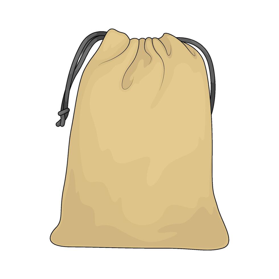 coffee powder bags vector