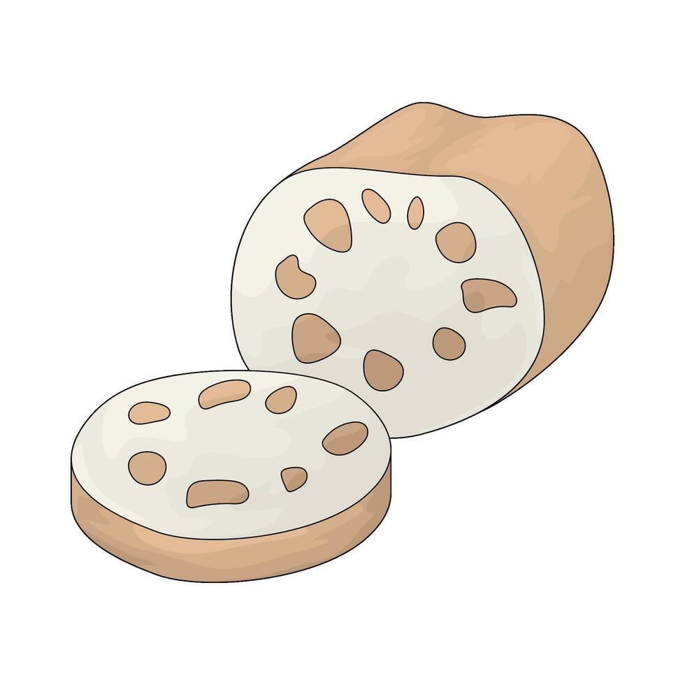 lotus root illustration vector
