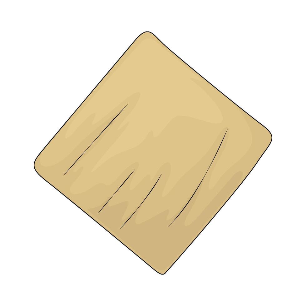 coffee napkin illustration vector