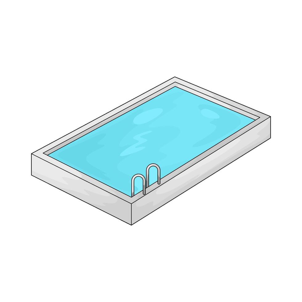 Real Estate swimming pool vector