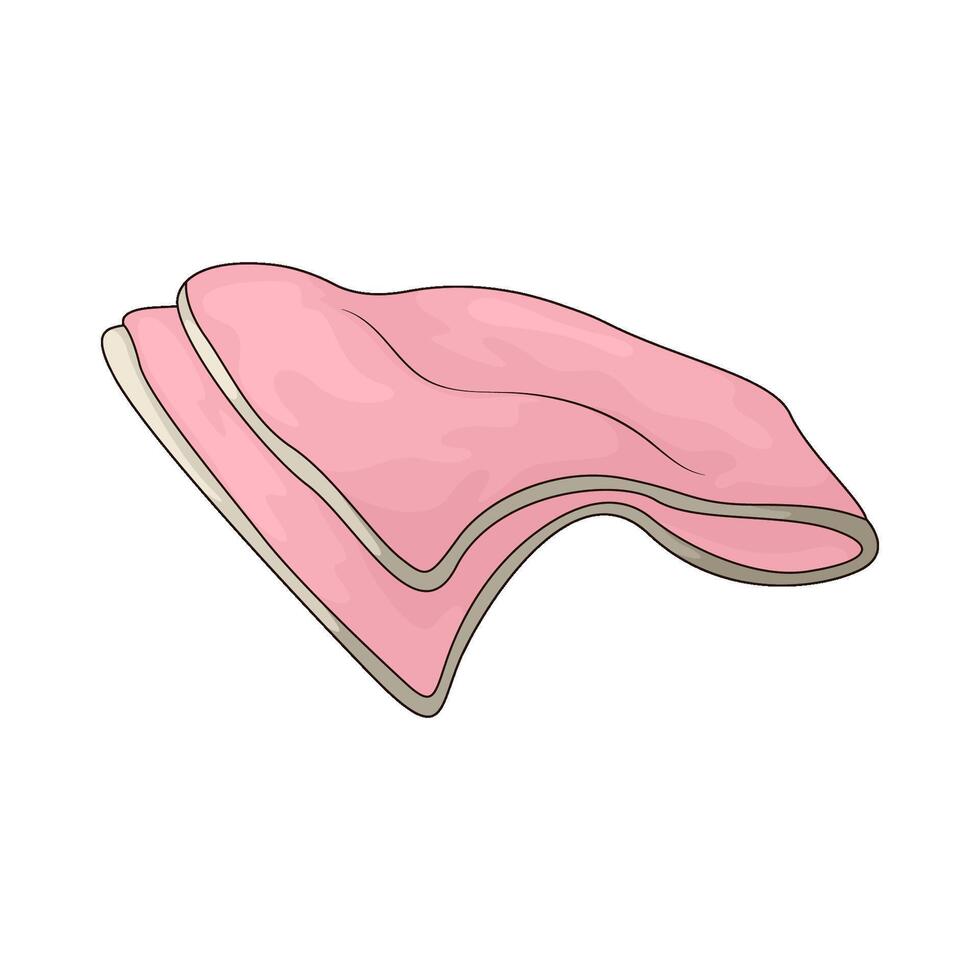illustration of pink napkin vector