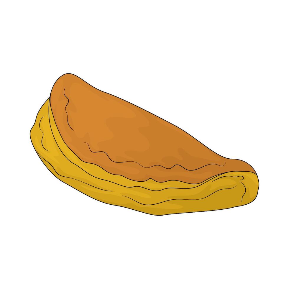 illustration of delicious omelette vector
