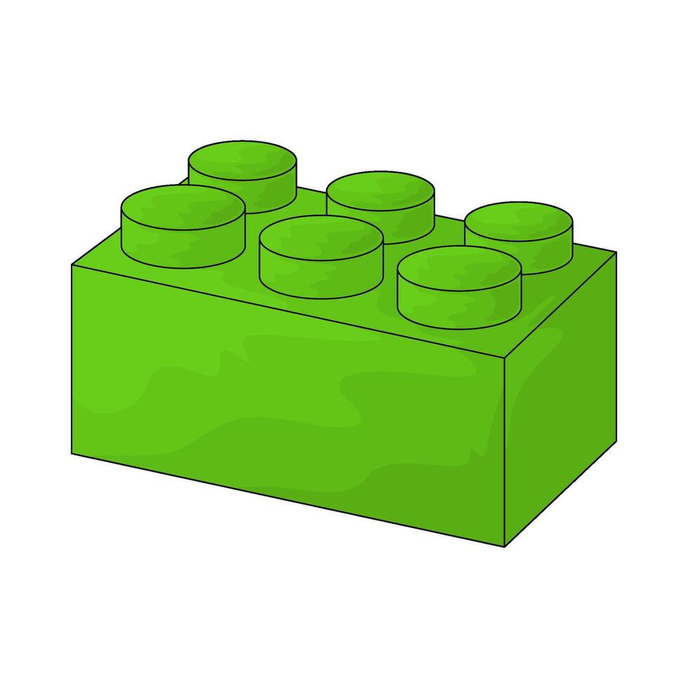 Kids bricks toy vector