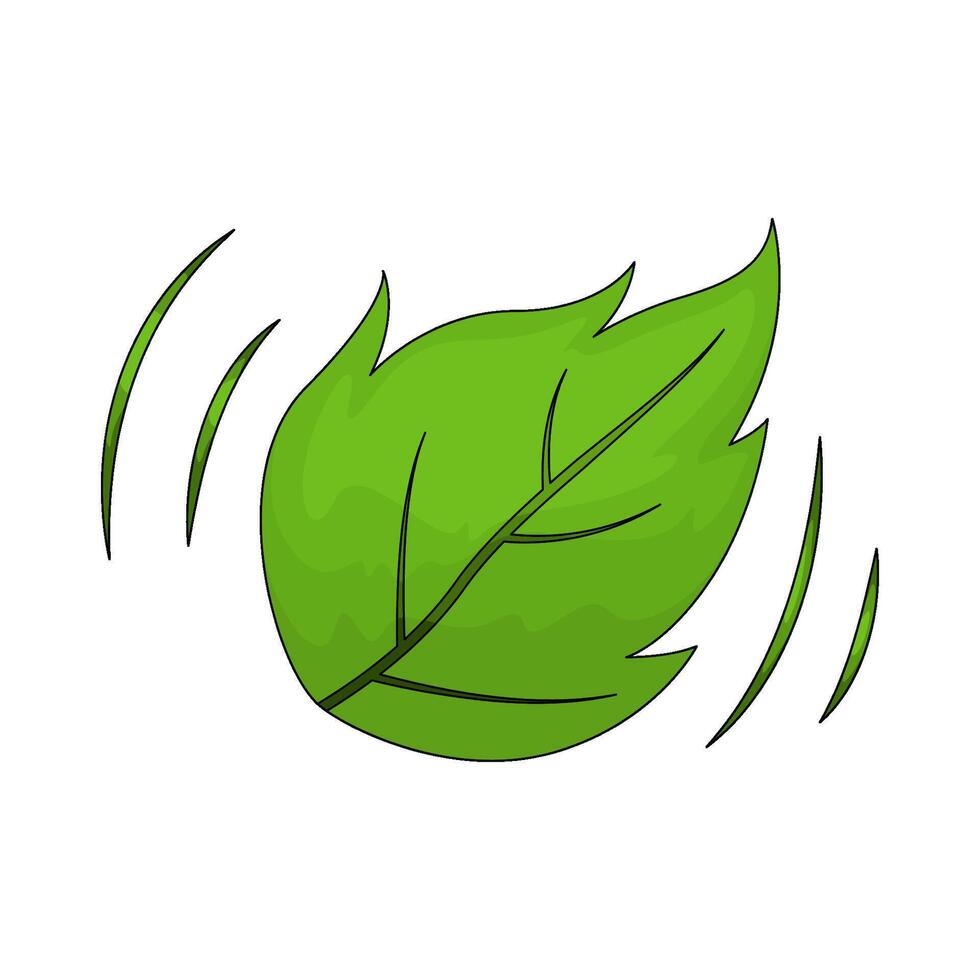 green leaf illustration vector
