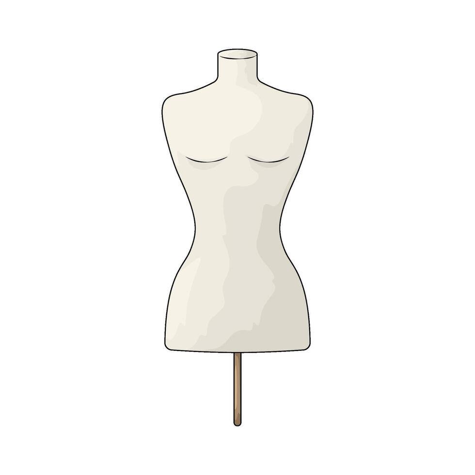 illustration of a mannequins vector