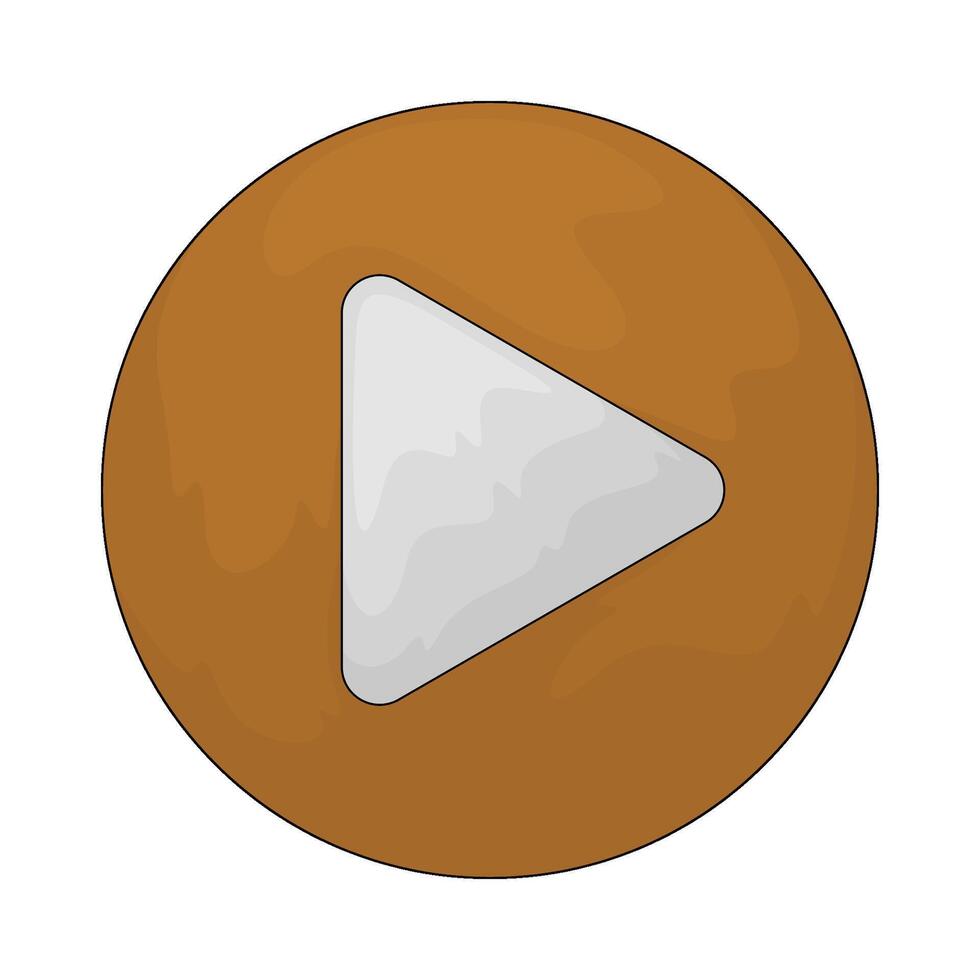 Game play button vector