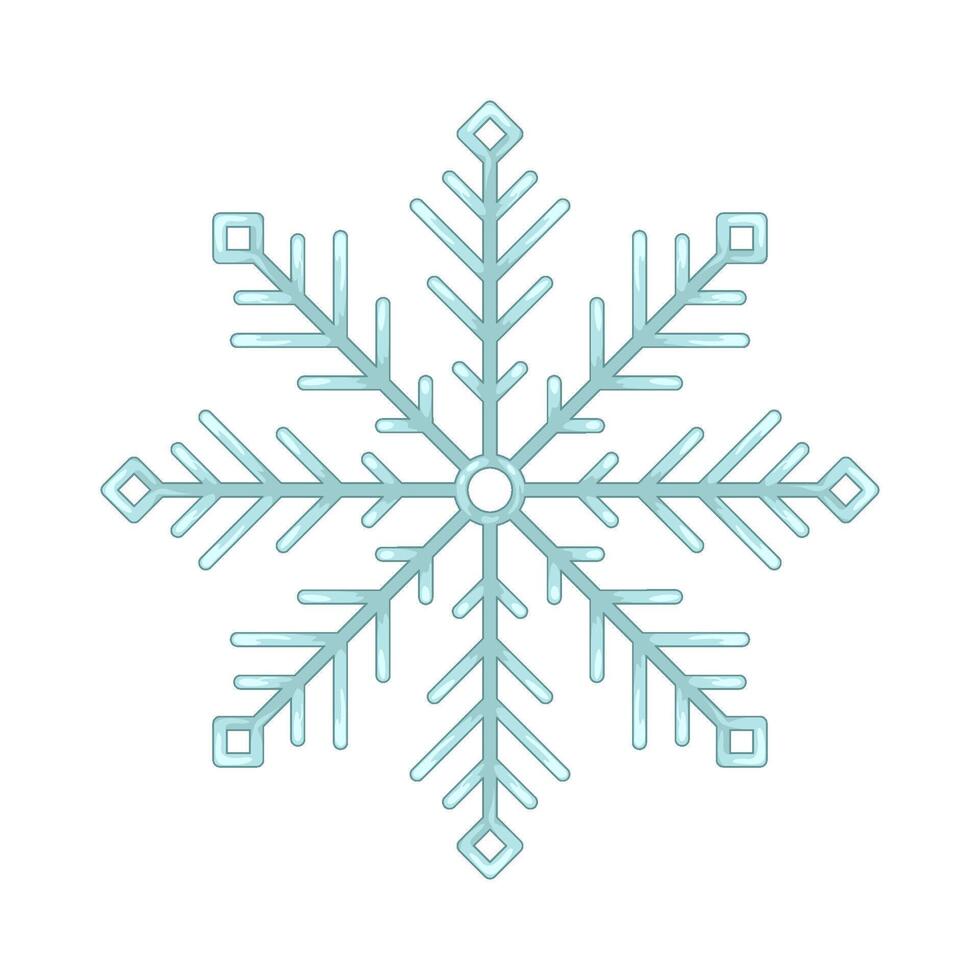 Winter snowflake illustration vector