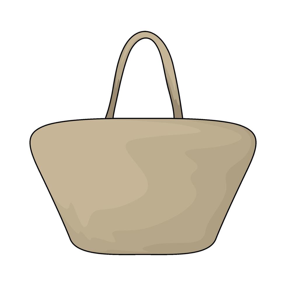 Summer beach bag vector