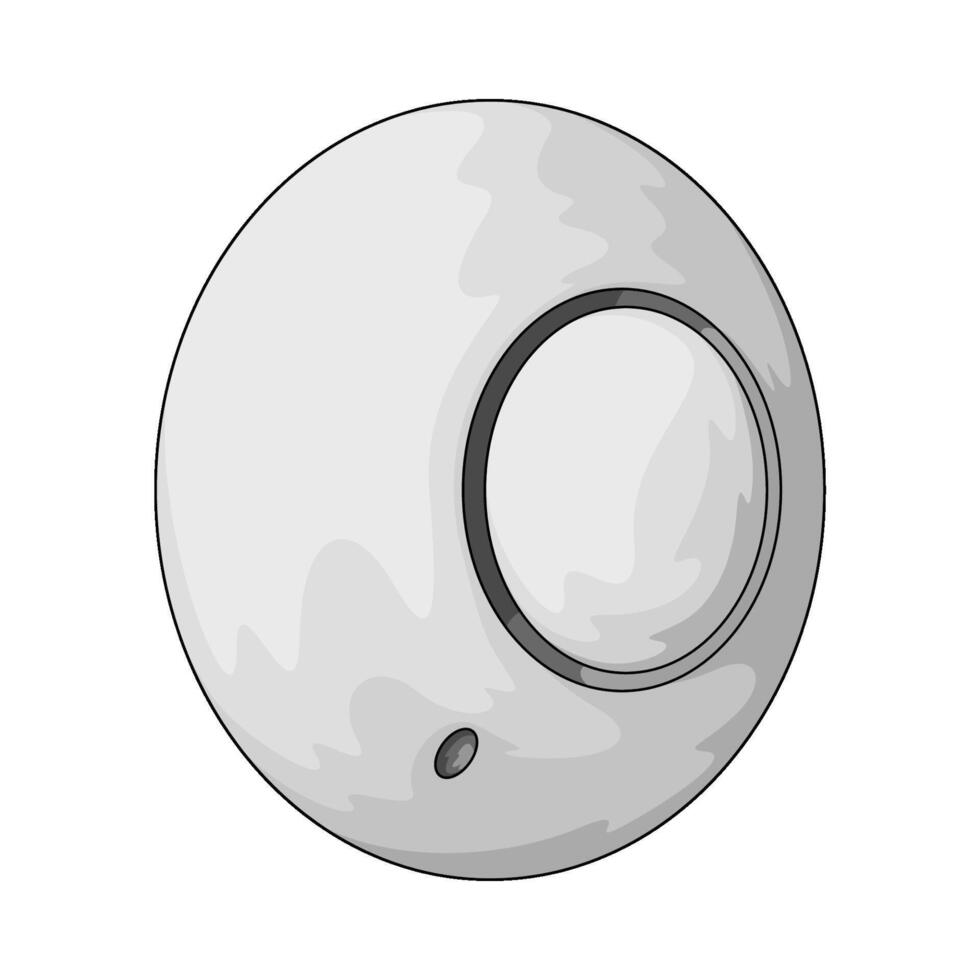 smart smoke detector illustration vector