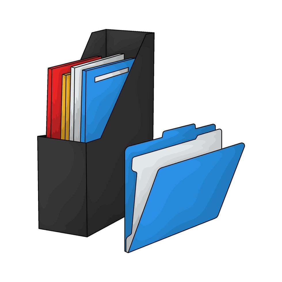 school folders illustration vector