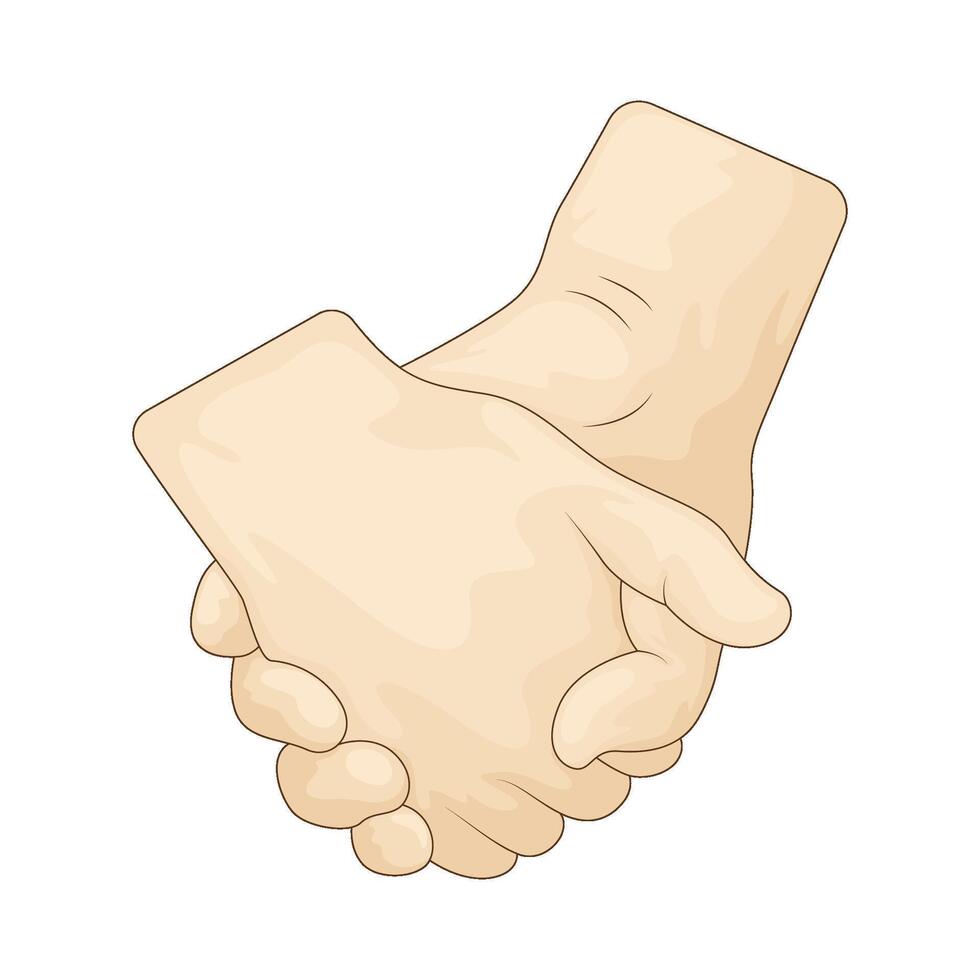 Friendship holding hands vector