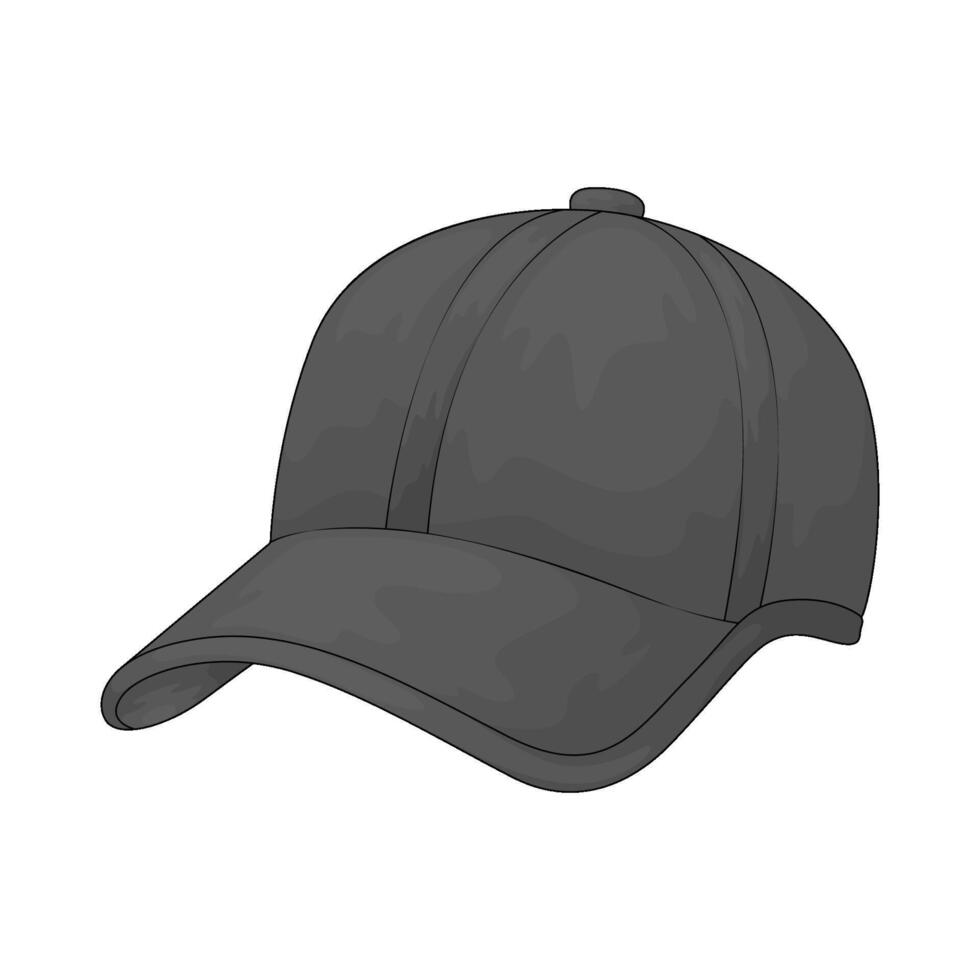 illustration of a baseball cap vector
