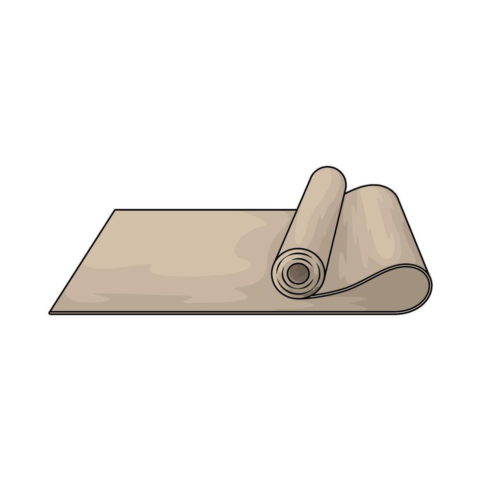 nomad mat illustration vector