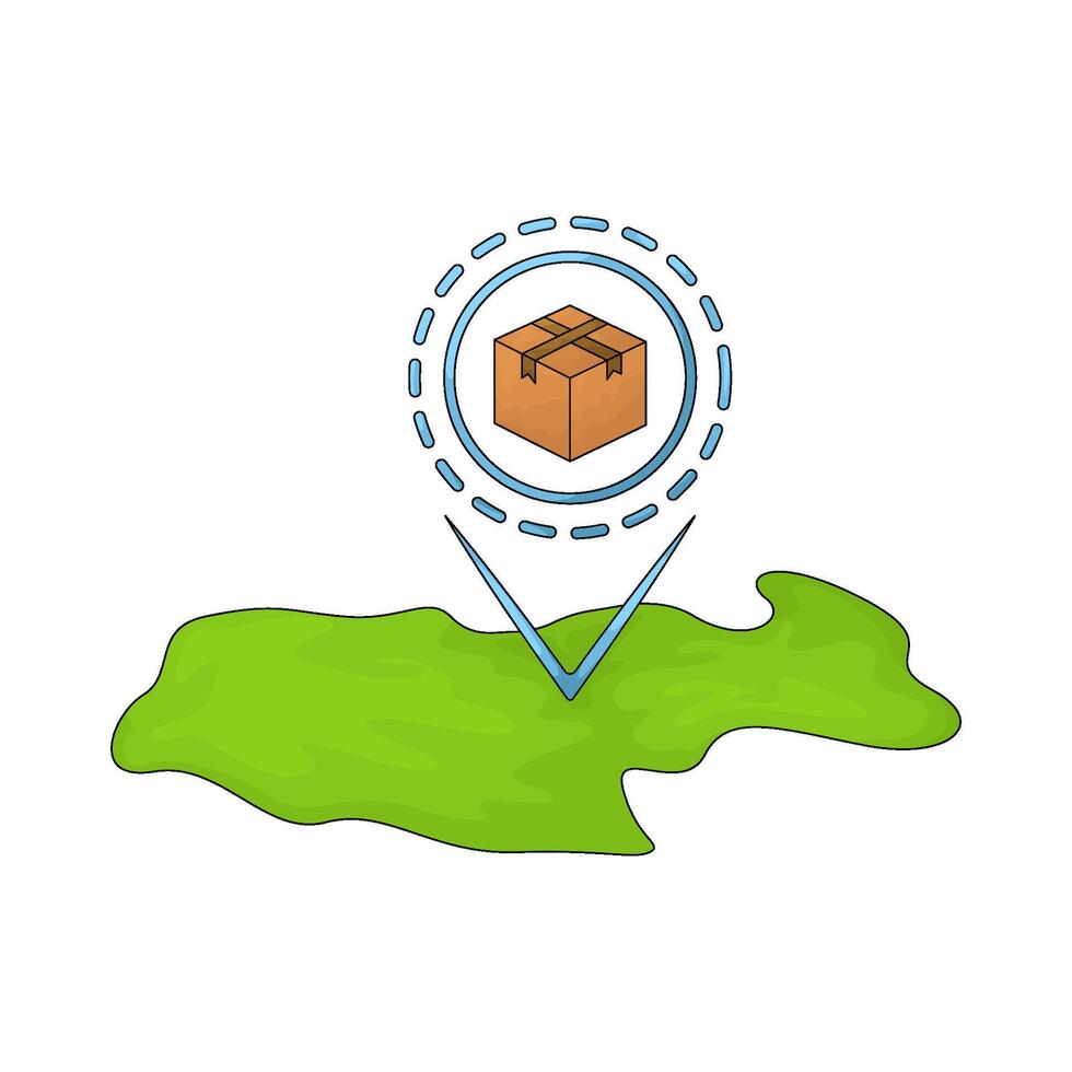 Shopping delivery location vector